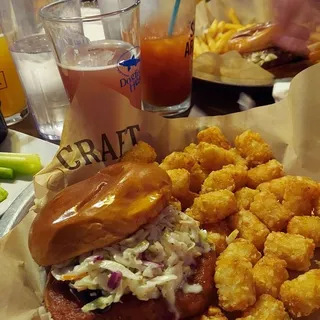 Vegan Hot Chic Sandwich