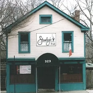 the front of the building