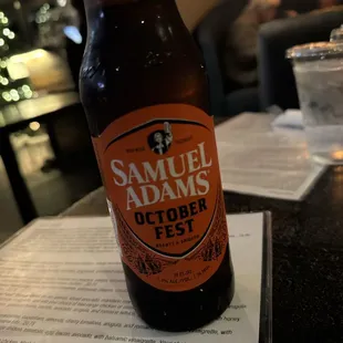 Samuel Adams October fest!