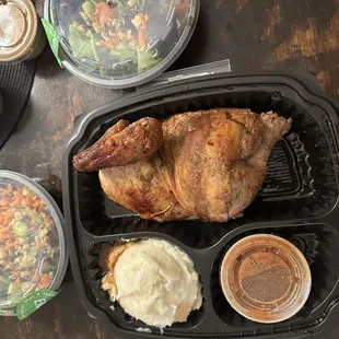 Roast chicken / side salad