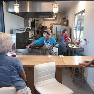 We had the "Chefs Table"