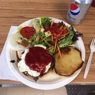 Goat cheese and Jam Burger