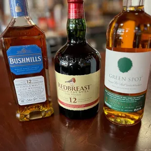 Irish Whiskey Flight