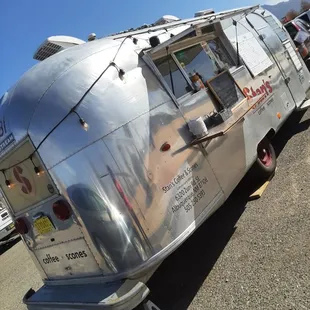 a silver airstream