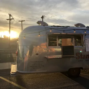 1964 Airstream Tradewind. Our mobile coffee shop.
