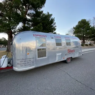 The awesome trailer with an address that is not here. This is where I found Stan's: 2200-2234, Indiana St NE, Albuquerque, NM 87110