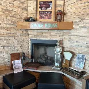 Up close at the hearth/fireplace.