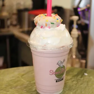 Strawberry milkshake