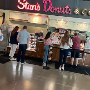 There is a line as it&apos;s national donut day