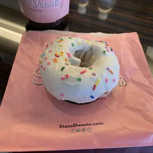 Birthday Cake Donut