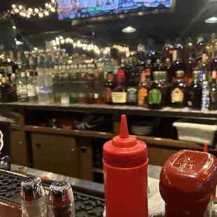 View from bar seating