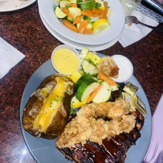 1/2 Rack with Chicken