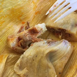 Carnitas tamale