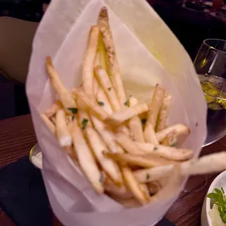 Herb-Crusted Shoestring Fries