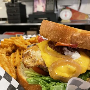 Cowboy burger  Half pound patty