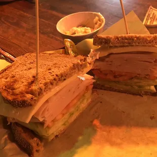 a club sandwich