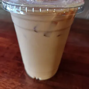 Iced chai latte