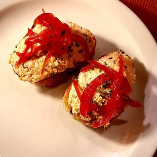 Salmon Bruschetta