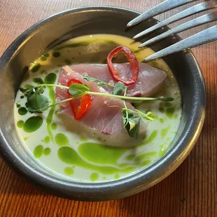 Hamachi Crudo