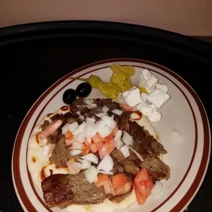 Our Gyro Sandwich with all the fixings.