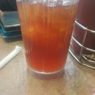 What's with these teeny tiny glasses of iced tea?