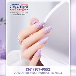 Rock your summer with vibrant purple nails! 
    
__________________________