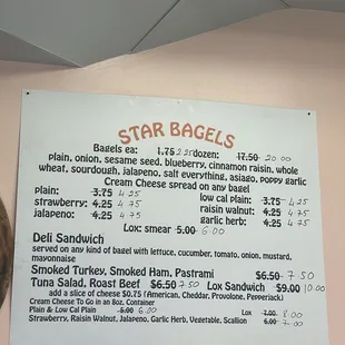 Menu October 2023