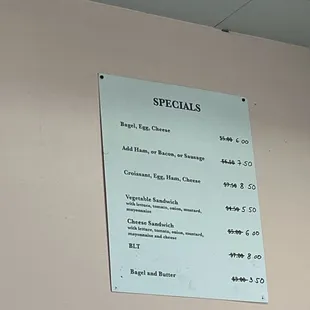 Specials