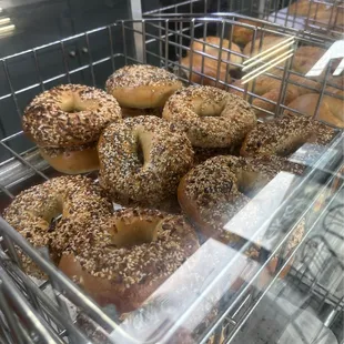 Tasty everything bagels!
