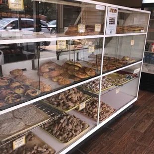 One of the bakery cases