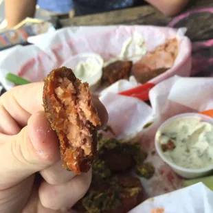 Thai and Caribbean Vegan Wings