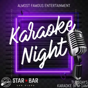 Karaoke Tuesdays!