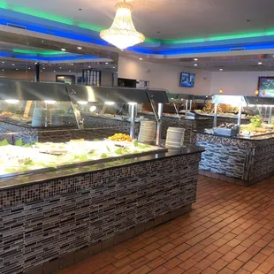 Bar area nice and clean