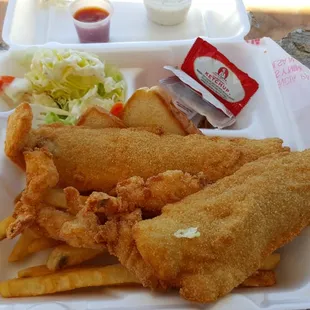 food, fish and chips