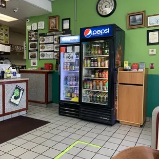 Drinks for purchase