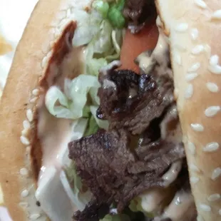 Beef Teriyaki Burger