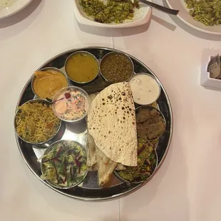 Christmas special thaali!