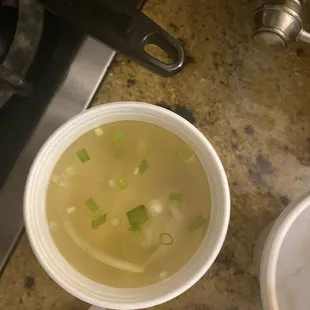 Dumpling soup