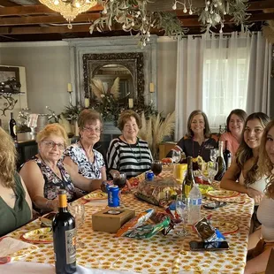 Thank you for a fabulous meal!