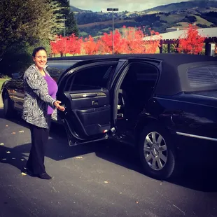 Loved the views of Sonoma County from this beautiful limo as we visited wineries in the Wine &amp; Food Affair weekend.