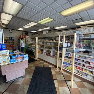 the inside of a grocery store
