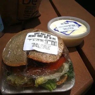 Roasted beef sandwich