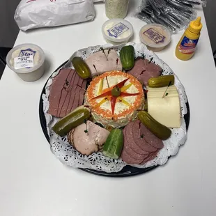 Deli tray at our office