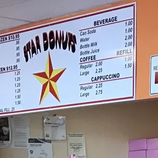 Prices went up since last menu post