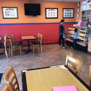 the interior of a restaurant