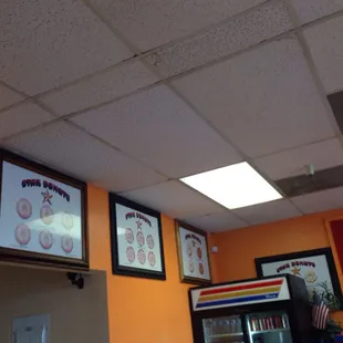 the interior of a restaurant