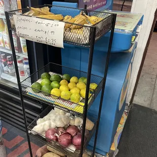 Small assortment of produce