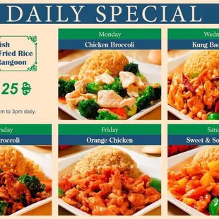 Daily specials!