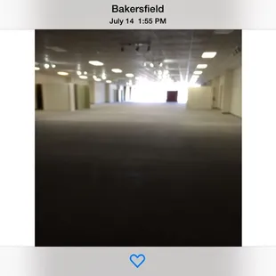 Empty showroom on juy 14 , 2016.  Looking from back of showroom toward ROSEDALE hwy