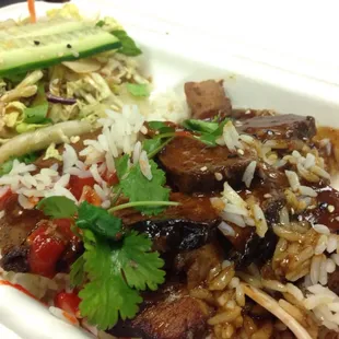 5 Spice Pork. On good days they give you larger slices of pork.